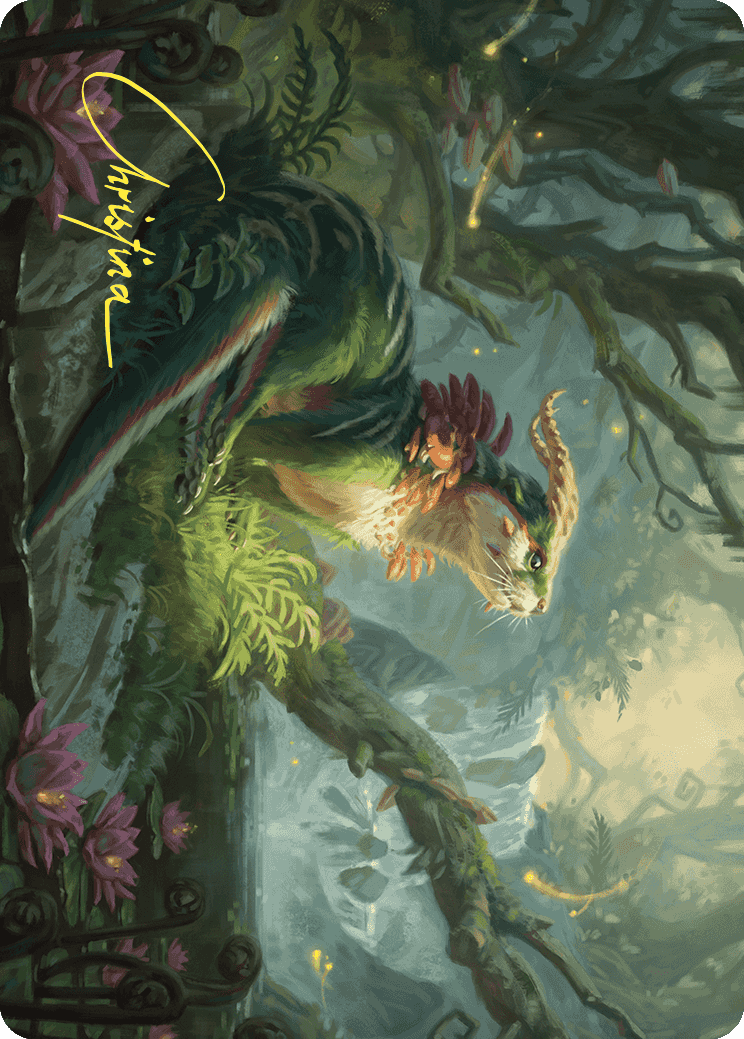 Elusive Otter Art Card (Gold-Stamped Signature) [Wilds of Eldraine Art Series] | Gam3 Escape