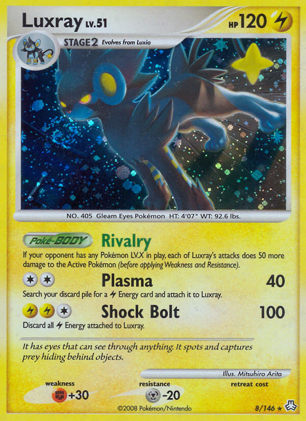 Luxray (8/146) [Diamond & Pearl: Legends Awakened] | Gam3 Escape