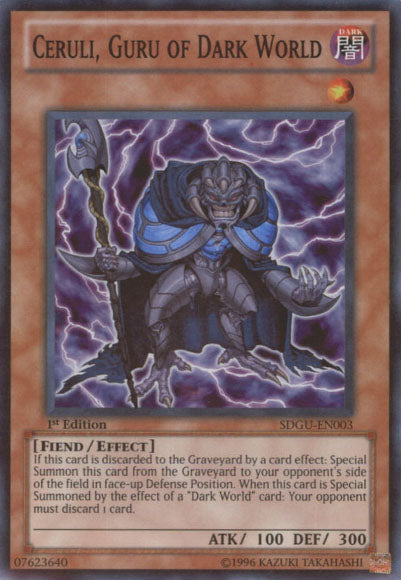 Ceruli, Guru of Dark World [SDGU-EN003] Super Rare | Gam3 Escape