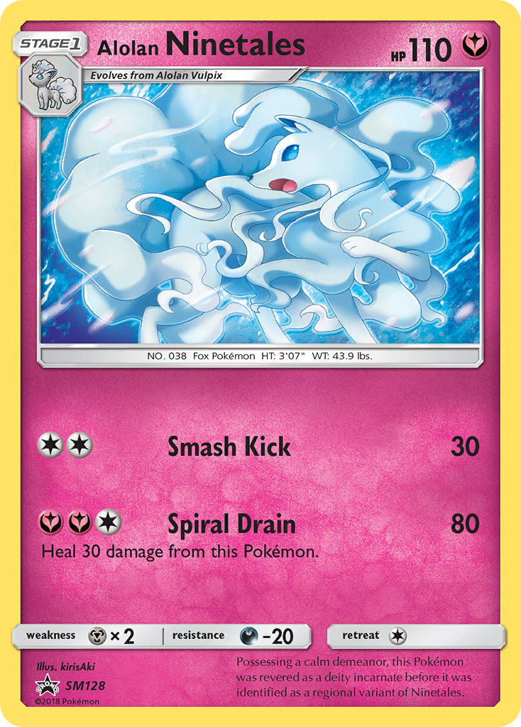 Alolan Ninetales (SM128) [Sun & Moon: Black Star Promos] | Gam3 Escape