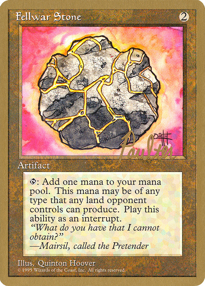Fellwar Stone (Preston Poulter) [Pro Tour Collector Set] | Gam3 Escape