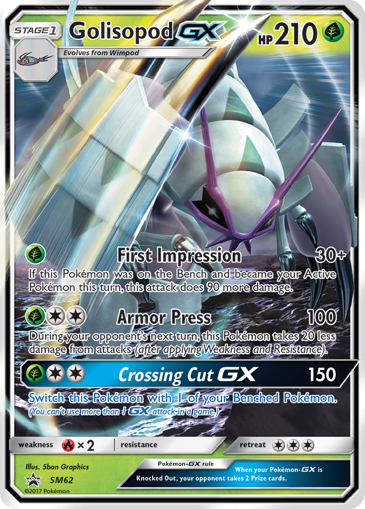 Golisopod GX (SM62) [Sun & Moon: Black Star Promos] | Gam3 Escape