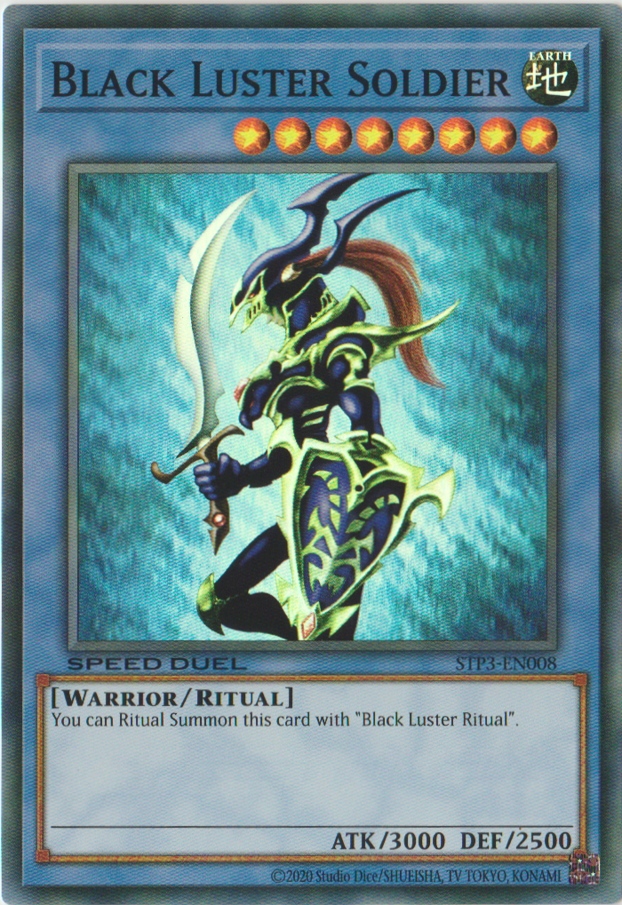 Black Luster Soldier [STP3-EN008] Super Rare | Gam3 Escape