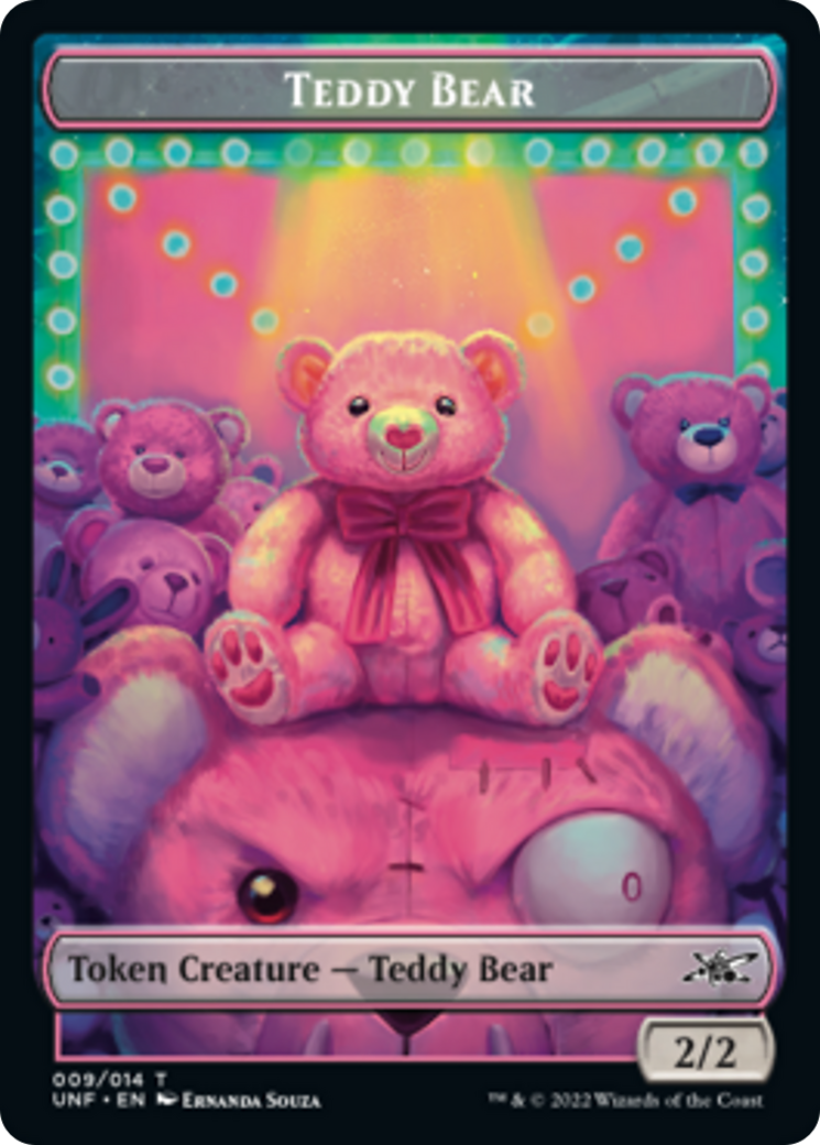 Teddy Bear // Food (011) Double-sided Token [Unfinity Tokens] | Gam3 Escape