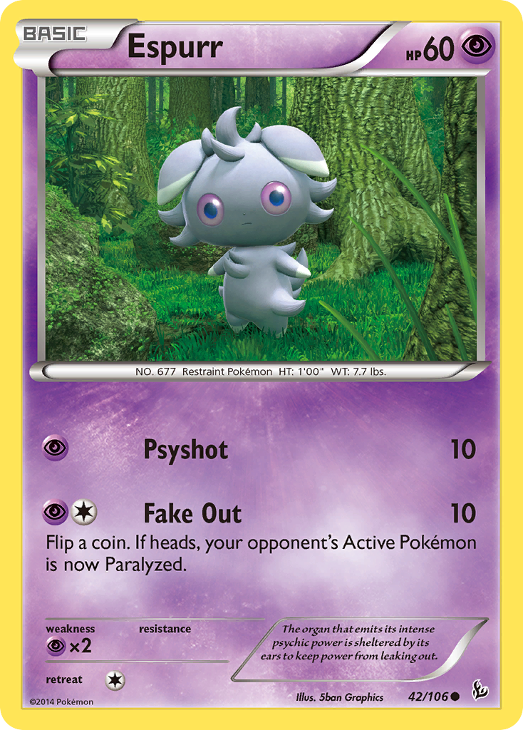 Espurr (42/106) [XY: Flashfire] | Gam3 Escape