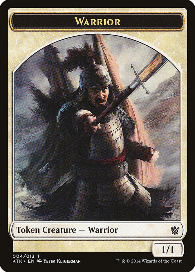 Warrior (004/013) [Khans of Tarkir Tokens] | Gam3 Escape