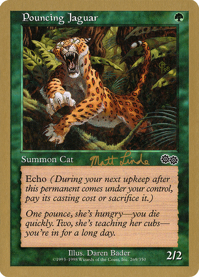 Pouncing Jaguar (Matt Linde) [World Championship Decks 1999] | Gam3 Escape