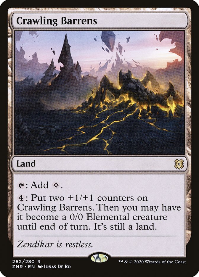 Crawling Barrens [Zendikar Rising] | Gam3 Escape