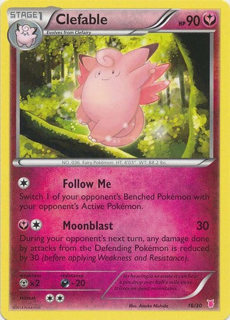 Clefable (16/30) [XY: Trainer Kit 1 - Wigglytuff] | Gam3 Escape