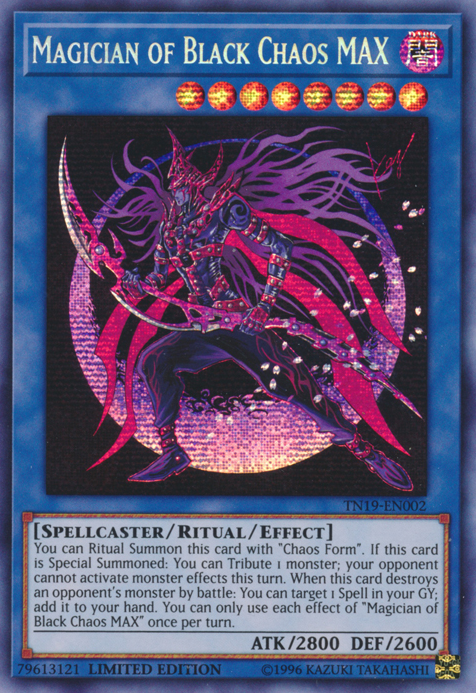 Magician of Black Chaos MAX [TN19-EN002] Prismatic Secret Rare | Gam3 Escape