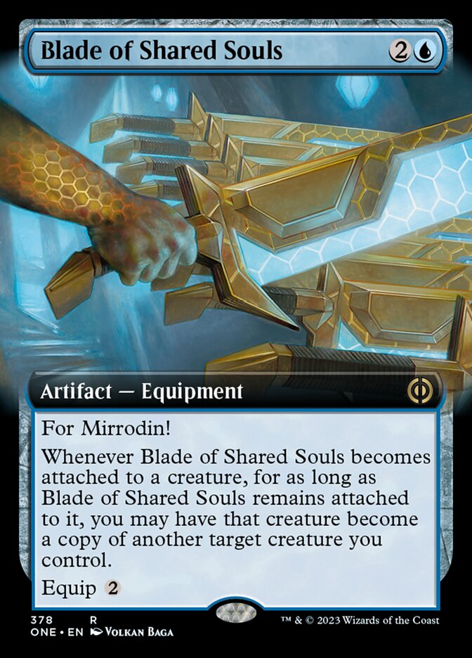 Blade of Shared Souls (Extended Art) [Phyrexia: All Will Be One] | Gam3 Escape