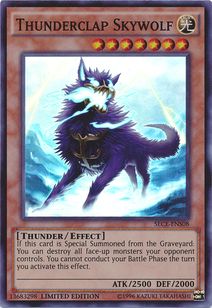 Thunderclap Skywolf (SE) [SECE-ENS08] Super Rare | Gam3 Escape