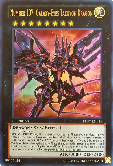 Number 107: Galaxy-Eyes Tachyon Dragon [LTGY-EN044] Ultra Rare | Gam3 Escape