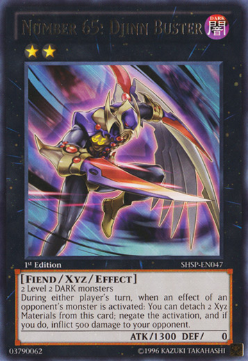 Number 65: Djinn Buster [SHSP-EN047] Rare | Gam3 Escape