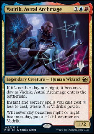 Vadrik, Astral Archmage (Promo Pack) [Innistrad: Midnight Hunt Promos] | Gam3 Escape