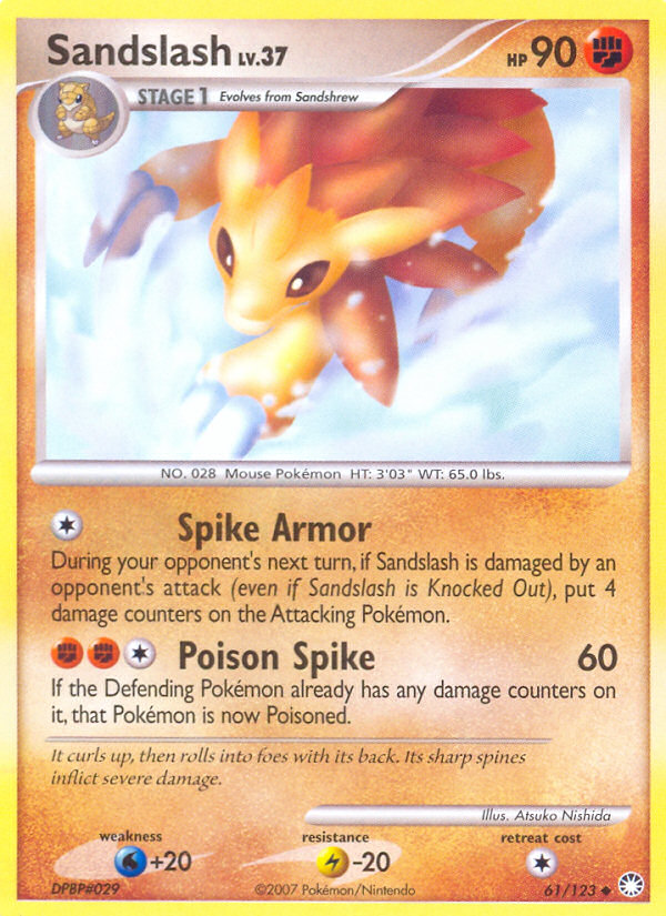 Sandslash (61/123) [Diamond & Pearl: Mysterious Treasures] | Gam3 Escape