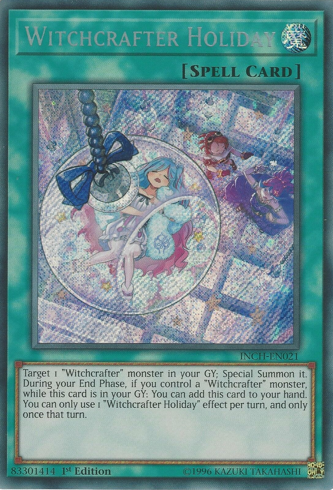 Witchcrafter Holiday [INCH-EN021] Secret Rare | Gam3 Escape
