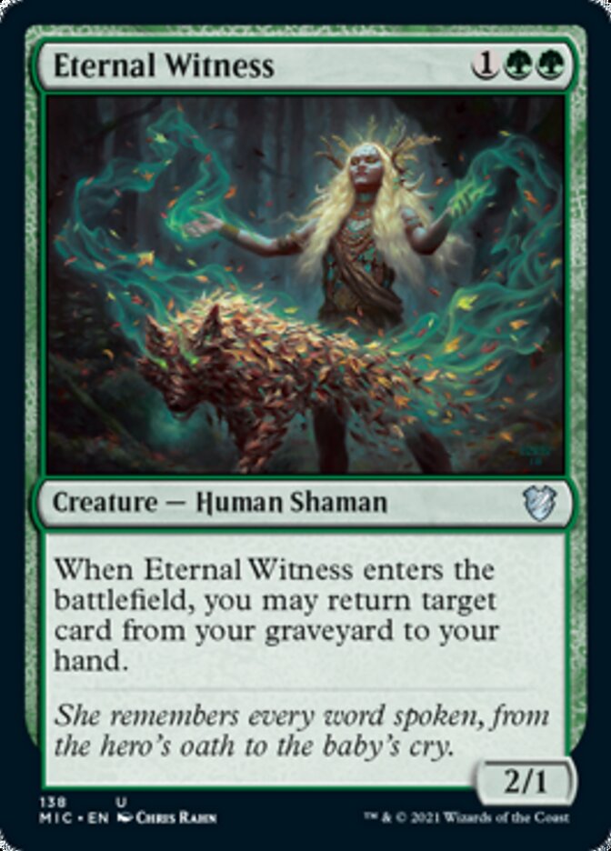 Eternal Witness [Innistrad: Midnight Hunt Commander] | Gam3 Escape