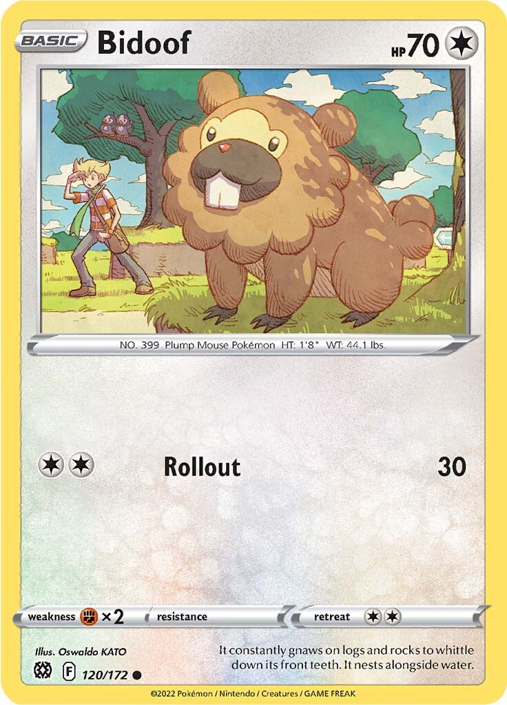 Bidoof (120/172) [Sword & Shield: Brilliant Stars] | Gam3 Escape