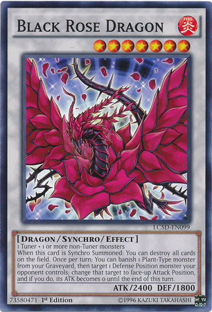 Black Rose Dragon [LC5D-EN099] Common | Gam3 Escape