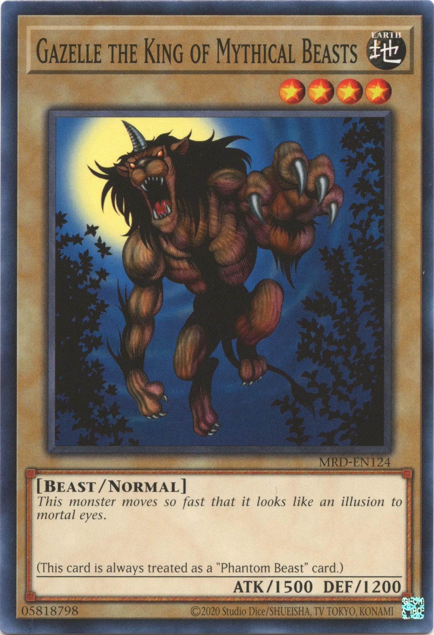 Gazelle the King of Mythical Beasts (25th Anniversary) [MRD-EN124] Common | Gam3 Escape