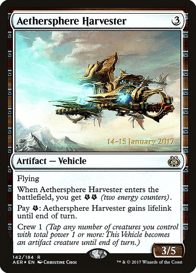 Aethersphere Harvester  [Aether Revolt Prerelease Promos] | Gam3 Escape