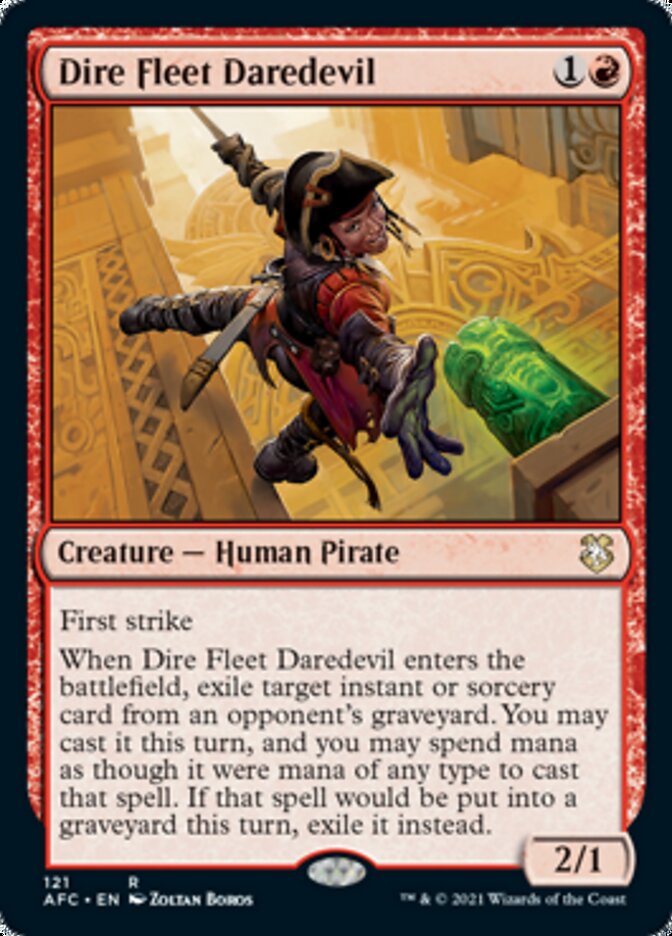 Dire Fleet Daredevil [Dungeons & Dragons: Adventures in the Forgotten Realms Commander] | Gam3 Escape