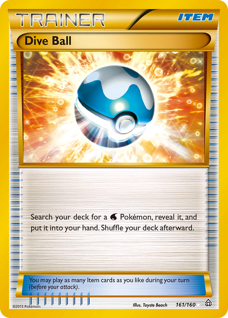 Dive Ball (161/160) [XY: Primal Clash] | Gam3 Escape