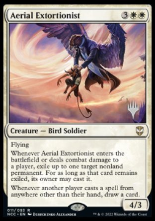 Aerial Extortionist (Promo Pack) [Streets of New Capenna Commander Promos] | Gam3 Escape