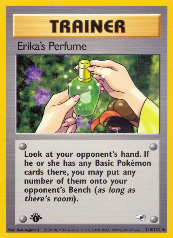 Erika's Perfume (110/132) [Gym Heroes 1st Edition] | Gam3 Escape