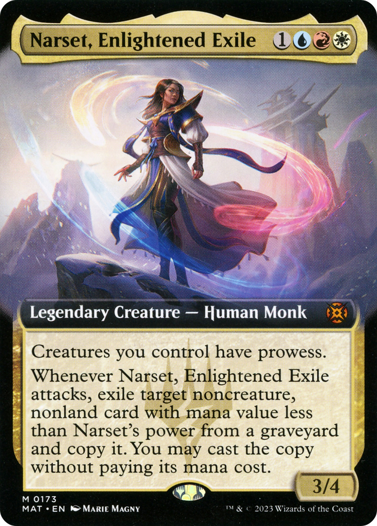 Narset, Enlightened Exile (Extended Art) [March of the Machine: The Aftermath] | Gam3 Escape