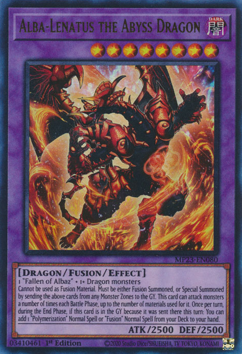 Alba-Lenatus the Abyss Dragon [MP23-EN080] Ultra Rare | Gam3 Escape