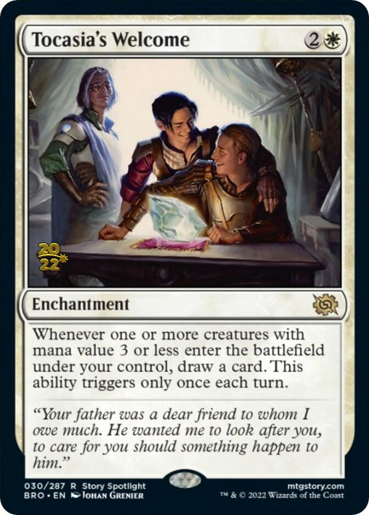 Tocasia's Welcome [The Brothers' War: Prerelease Promos] | Gam3 Escape