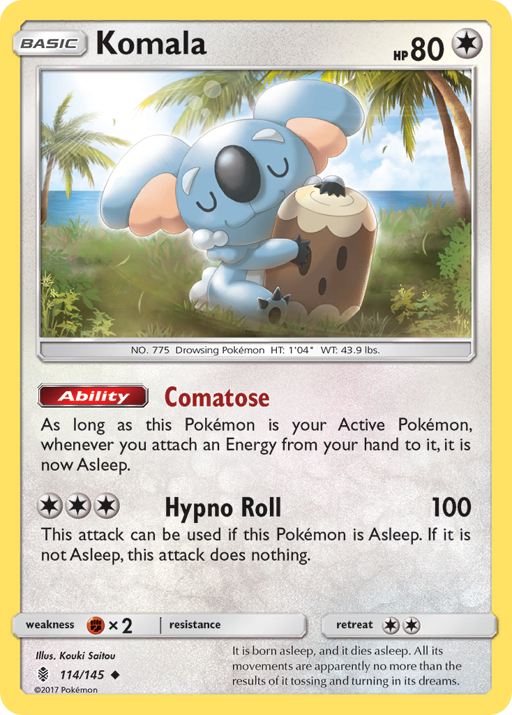 Komala (114/145) [Sun & Moon: Guardians Rising] | Gam3 Escape