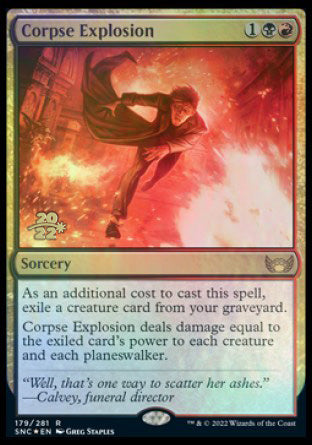 Corpse Explosion [Streets of New Capenna Prerelease Promos] | Gam3 Escape