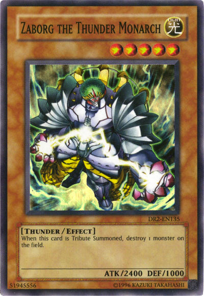 Zaborg the Thunder Monarch [DR2-EN135] Super Rare | Gam3 Escape