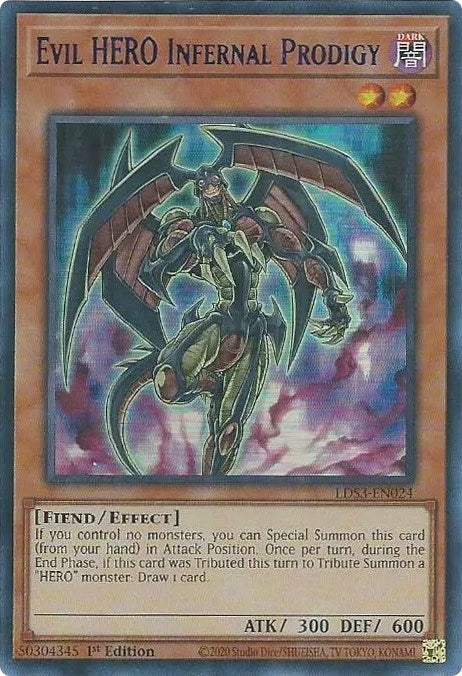 Evil HERO Infernal Prodigy (Blue) [LDS3-EN024] Ultra Rare | Gam3 Escape