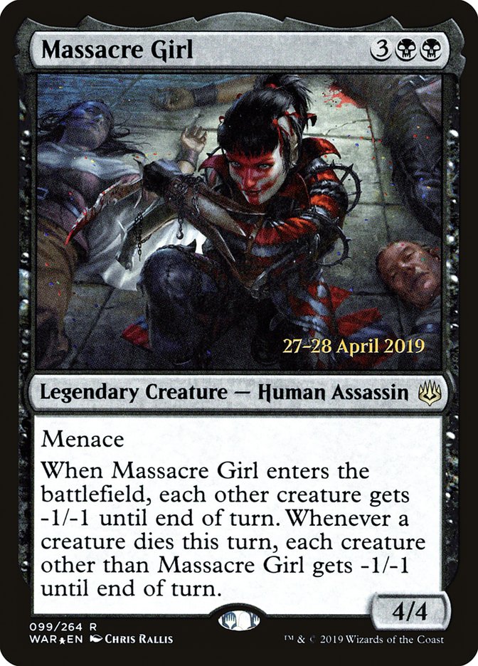 Massacre Girl  [War of the Spark Prerelease Promos] | Gam3 Escape