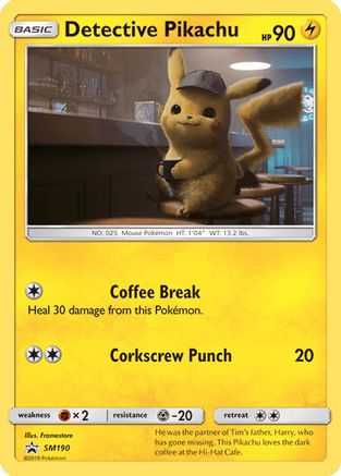 Detective Pikachu (SM190) [Sun & Moon: Black Star Promos] | Gam3 Escape