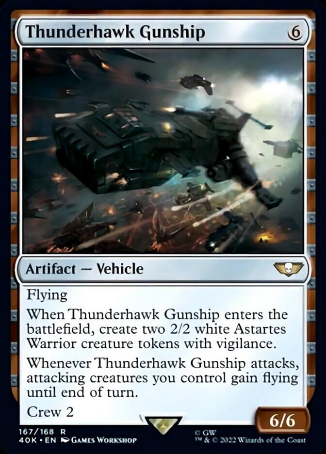 Thunderhawk Gunship (Surge Foil) [Universes Beyond: Warhammer 40,000] | Gam3 Escape