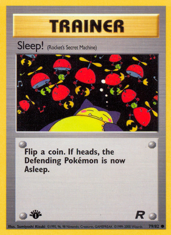 Sleep! (79/82) [Team Rocket 1st Edition] | Gam3 Escape