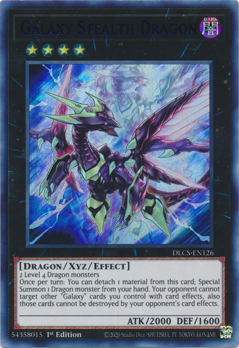 Galaxy Stealth Dragon (Blue) [DLCS-EN126] Ultra Rare | Gam3 Escape