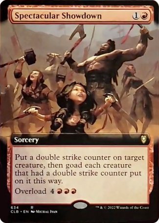 Spectacular Showdown (Extended Art) [Commander Legends: Battle for Baldur's Gate] | Gam3 Escape