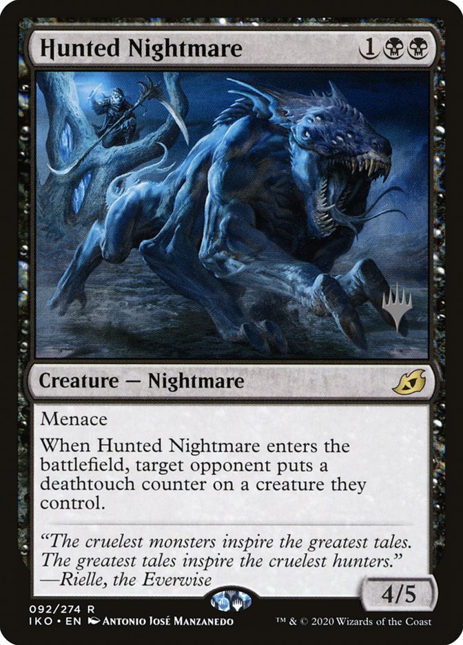 Hunted Nightmare (Promo Pack) [Ikoria: Lair of Behemoths Promos] | Gam3 Escape