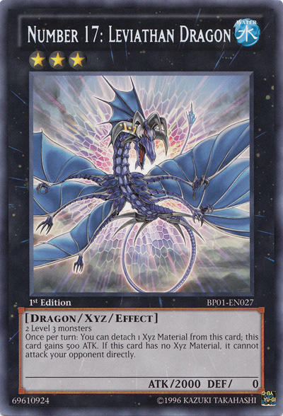 Number 17: Leviathan Dragon [BP01-EN027] Rare | Gam3 Escape