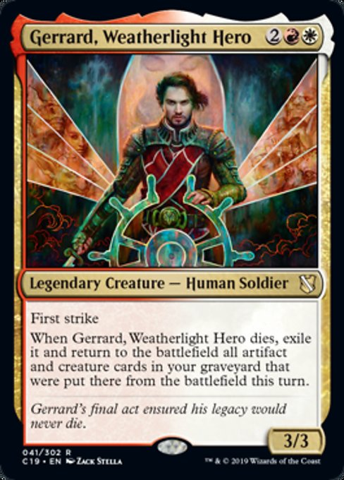 Gerrard, Weatherlight Hero [Commander 2019] | Gam3 Escape