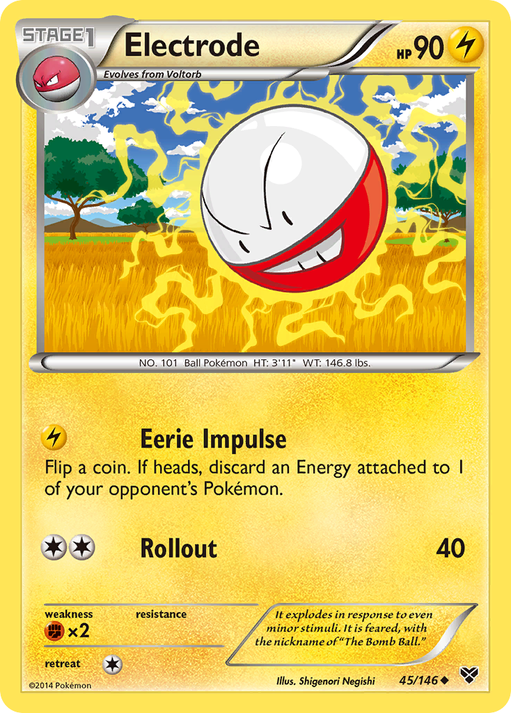 Electrode (45/146) [XY: Base Set] | Gam3 Escape