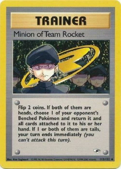 Minion of Team Rocket (113/132) [Gym Heroes Unlimited] | Gam3 Escape