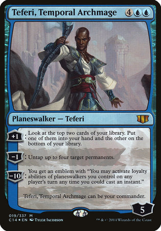 Teferi, Temporal Archmage (Commander 2014) [Commander 2014 Oversized] | Gam3 Escape