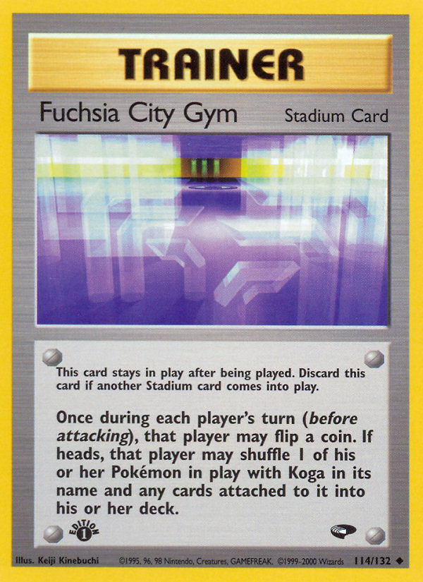 Fuchsia City Gym (114/132) [Gym Challenge 1st Edition] | Gam3 Escape